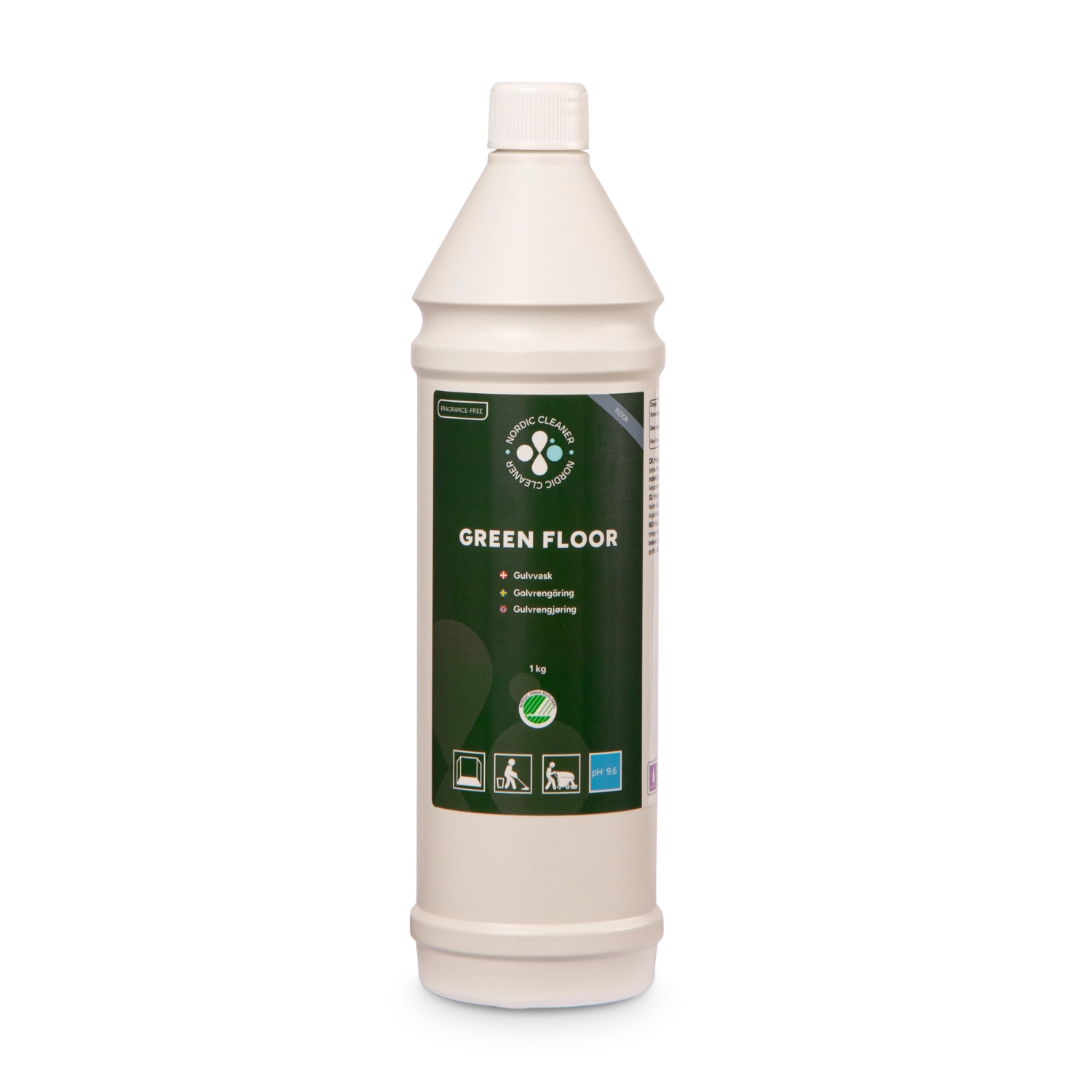 Green Floor - Gulvvask uden parfume 12x1 L